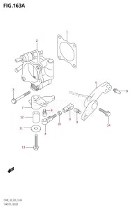 DF50 From 05001F-251001 (E03)  2002 drawing THROTTLE BODY