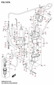 DF300AP From 30002P-910001 (E03)  2019 drawing FUEL PUMP /​ FUEL VAPOR SEPARATOR