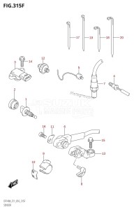 DF115A From 11503F-610001 (E01 E03 E11 E40)  2016 drawing SENSOR (DF140AT:E11)