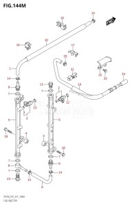 DF200Z From 20002Z-710001 (E01 E40)  2017 drawing FUEL INJECTOR (DF250Z:E40)