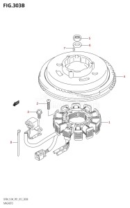 DF9.9A From 00994F-210001 (P01)  2012 drawing MAGNETO (DF8AR:P01)