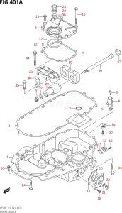 15001F-980001 (2009) 150hp E01 E40-Gen. Export 1 - Costa Rica (DF150TK9  DF150WTK9) DF150 drawing ENGINE HOLDER