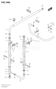 DF200Z From 20002Z-510001 (E01 E40)  2015 drawing FUEL INJECTOR (DF250Z:E01)