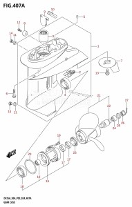 DF30AT From 03003F-440001 (P03)  2024 drawing GEAR CASE (DF25A)