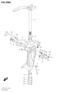 DF250ST From 25004F-710001 (E03)  2017 drawing SWIVEL BRACKET (DF200T:E03:X-TRANSOM)