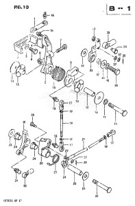 DT75 From 07501-402338 till 404156 ()  1984 drawing THROTTLE LINK