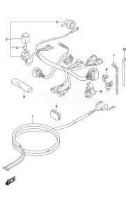 DF 9.9A drawing Harness w/Remote Control