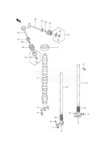 Outboard DF 60 drawing Camshaft