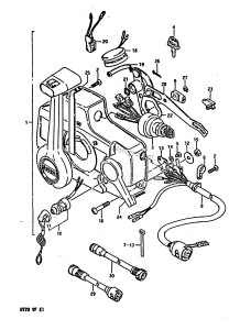 DT25 From 02503-030001 ()  2000 drawing OPTIONAL : REMOTE CONTROL