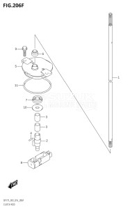 17502F-610001 (2016) 175hp E03-USA (DF175TG) DF175TG drawing CLUTCH ROD (DF175TG:E03)