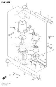 11504F-610001 (2016) 115hp E03-USA (DF115AST) DF115AST drawing TRIM CYLINDER (DF115AZ:E40)