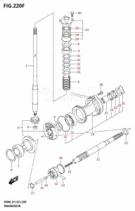 DF60A From 06002F-040001 (E01 E40 E03)  2020 drawing TRANSMISSION ((DF50AVT,DF60AVT):E03)