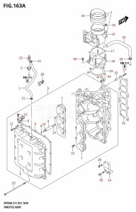 DF325A From 32501F-040001 (E01 E40)  2020 drawing THROTTLE BODY (020,021)