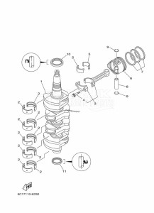 F60FETL drawing CRANKSHAFT--PISTON