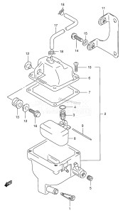 DT115 From 11502-030001 ()  2000 drawing FUEL VAPOR SEPARATOR (DT115S /​ DT140EPI)