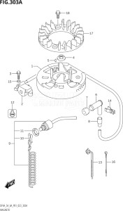 00503F-340001 (2023) 5hp P01-Gen. Export 1 (DF5A) DF5A drawing MAGNETO (DF4A)