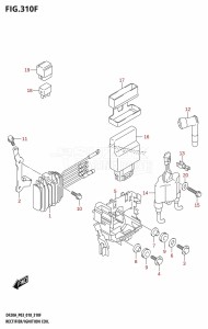 DF9.9B From 00995F-810001 (P03)  2018 drawing RECTIFIER /​ IGNITION COIL (DF20AT,DF20ATH)