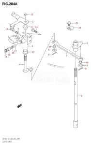 DF115Z From 11502Z-210001 (E03)  2012 drawing CLUTCH SHAFT (DF100T:E03)