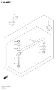 DF70A From 07003F-710001 (E03)  2017 drawing DRAG LINK (DF90ATH:E40)