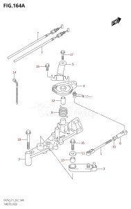 DF250ST From 25004F-240001 (E03)  2022 drawing THROTTLE ROD