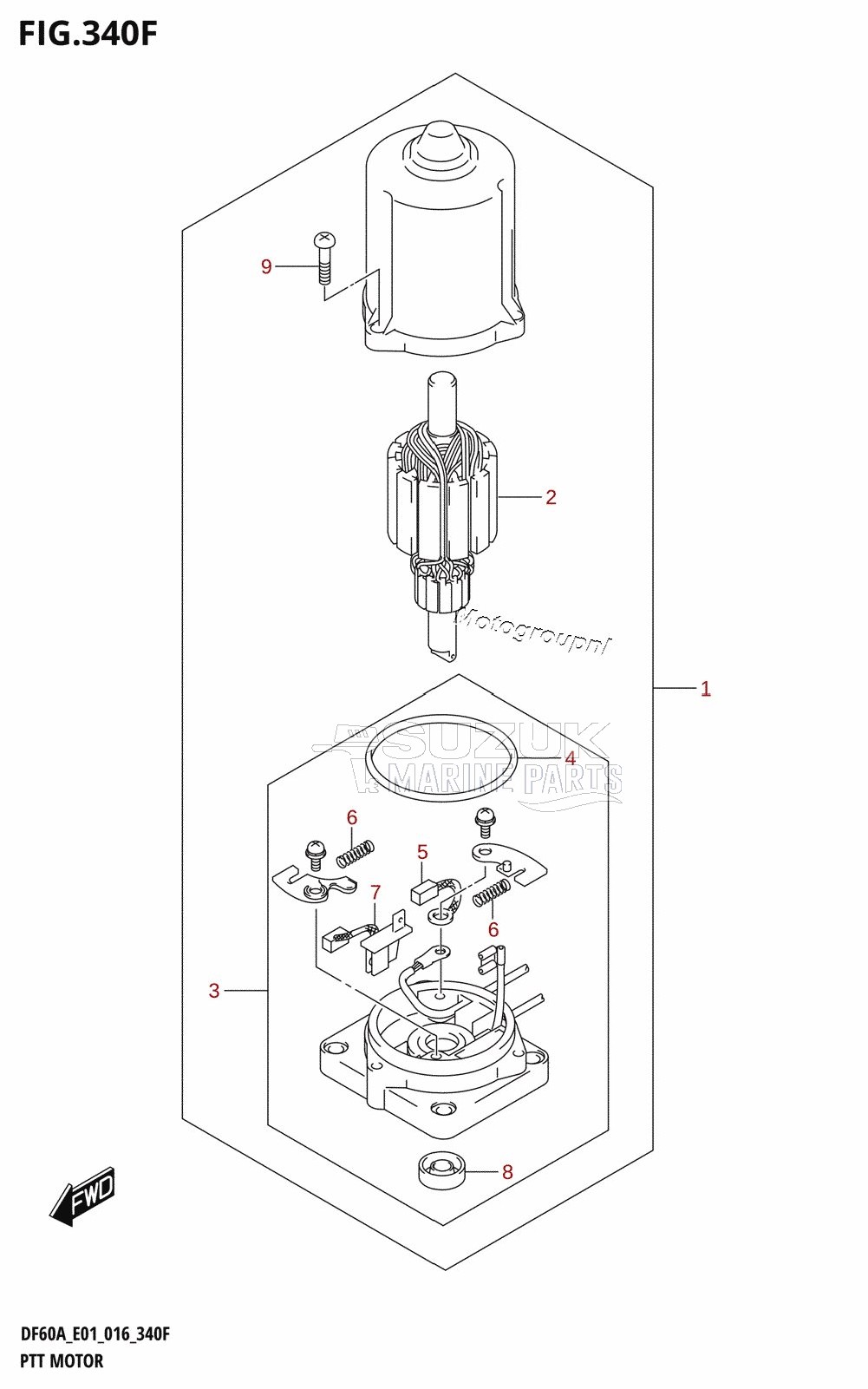 PTT MOTOR (DF60A:E01)