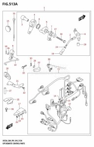 DF30A From 03003F-610001 (P01 P40)  2016 drawing OPT:REMOTE CONTROL PARTS (DF25A:P01)