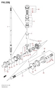 DF225Z From 22503Z-210001 (E01 E40)  2012 drawing TRANSMISSION (DF250T:E01)