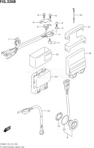 15004F-040001 (2020) 150hp E03-USA (DF150AST) DF150AST drawing PTT SWITCH / ENGINE CONTROL UNIT (DF150AST)