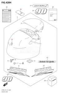 DF70A From 07003F-710001 (E03)  2017 drawing ENGINE COVER (DF90A:E40)