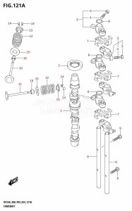 DF300A From 30002P-440001 (E11 - E40)  2024 drawing CAMSHAFT