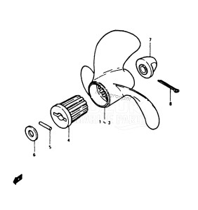 DT4 From d-10001 ()  1983 drawing PROPELLER