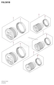 DF250Z From 25003Z-110001 (E01 E40)  2011 drawing OPT:METER (K8,K9,K10,011)