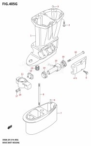 DF50A From 05003F-410001 (E01)  2014 drawing DRIVE SHAFT HOUSING (DF60A:E01)