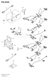 DF150AP From 15003P-810001 (E01 E40)  2018 drawing OPT:HARNESS (1)