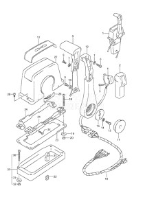 Outboard DF 140A drawing Top Mount Single (1)