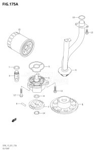 11501Z-880001 (2008) 115hp E01 E40-Gen. Export 1 - Costa Rica (DF115TK9  DF115WZK8  DF115ZK8) DF115Z drawing OIL PUMP