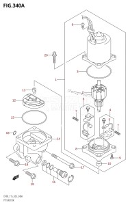 DF115T From 11501F-680001 (E03)  2006 drawing PTT MOTOR