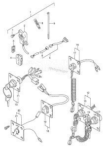 DT150 From 15001-131001 ()  1991 drawing OPT:PANEL SWITCH