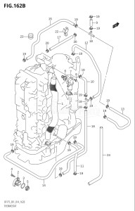 17502Z-410001 (2014) 175hp E01 E40-Gen. Export 1 - Costa Rica (DF175Z    DF175ZG) DF175ZG drawing THERMOSTAT (DF150T:E40)