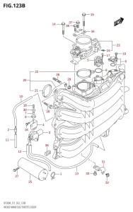 DF150AZ From 15003Z-240001 (E11 E40)  2022 drawing INTAKE MANIFOLD /​ THROTTLE BODY (022)