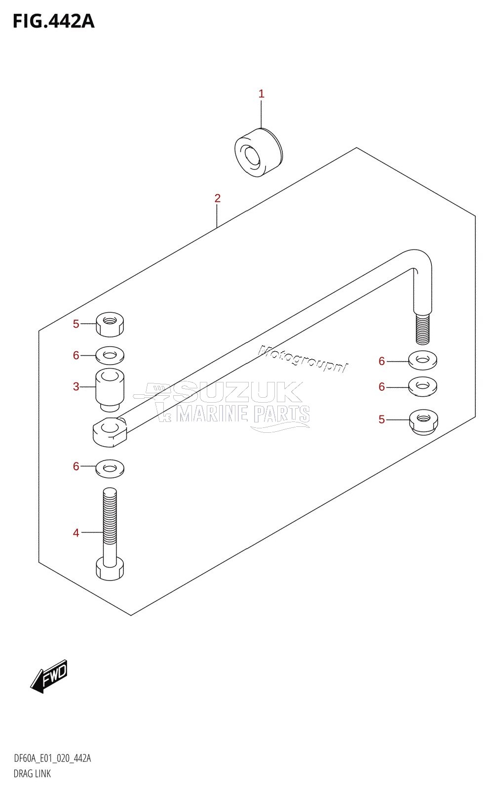 DRAG LINK (DF40A,DF40AST,DF50A,DF60A,DF60AVT,DF40ASVT)