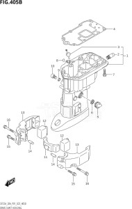 02504F-340001 (2023) 25hp P01-Gen. Export 1 (DF25A    DF25AT    DF25ATH    DT25K) DF25A drawing DRIVE SHAFT HOUSING (DF25AT,DF25ATH,DF30A,DF30AT,DF30ATH)