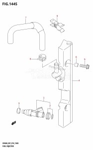 DF50A From 05003F-410001 (E01)  2014 drawing FUEL INJECTOR (DF60AVT:E40)