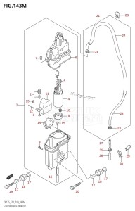 DF175Z From 17502Z-410001 (E01 E40)  2014 drawing FUEL VAPOR SEPARATOR (DF175TG:E40)