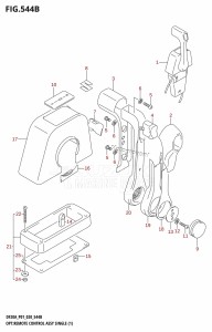 DF20A From 02002F-040001 (P01)  2020 drawing OPT:REMOTE CONTROL ASSY SINGLE (1) (DF15AR,DF15AT,DF20A)