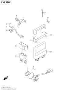 DF100B From 10004F-140001 (E01 E40)  2021 drawing PTT SWITCH /​ ENGINE CONTROL UNIT ((DF90A,DF90ATH):E01)