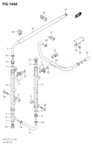 DF250 From 25003F-710001 (E01 E40)  2017 drawing FUEL INJECTOR (DF200T:E01)