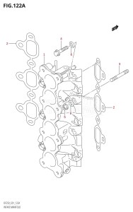 DF250 From 25003F-010001 (E01 E40)  2010 drawing INTAKE MANIFOLD