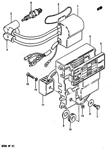 DT20 From 02003-401001 till 402141 ()  1984 drawing IGNITION