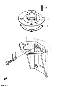 DT20 From 02004-030001J ()  2000 drawing UPPER OIL SEAL HOUSING